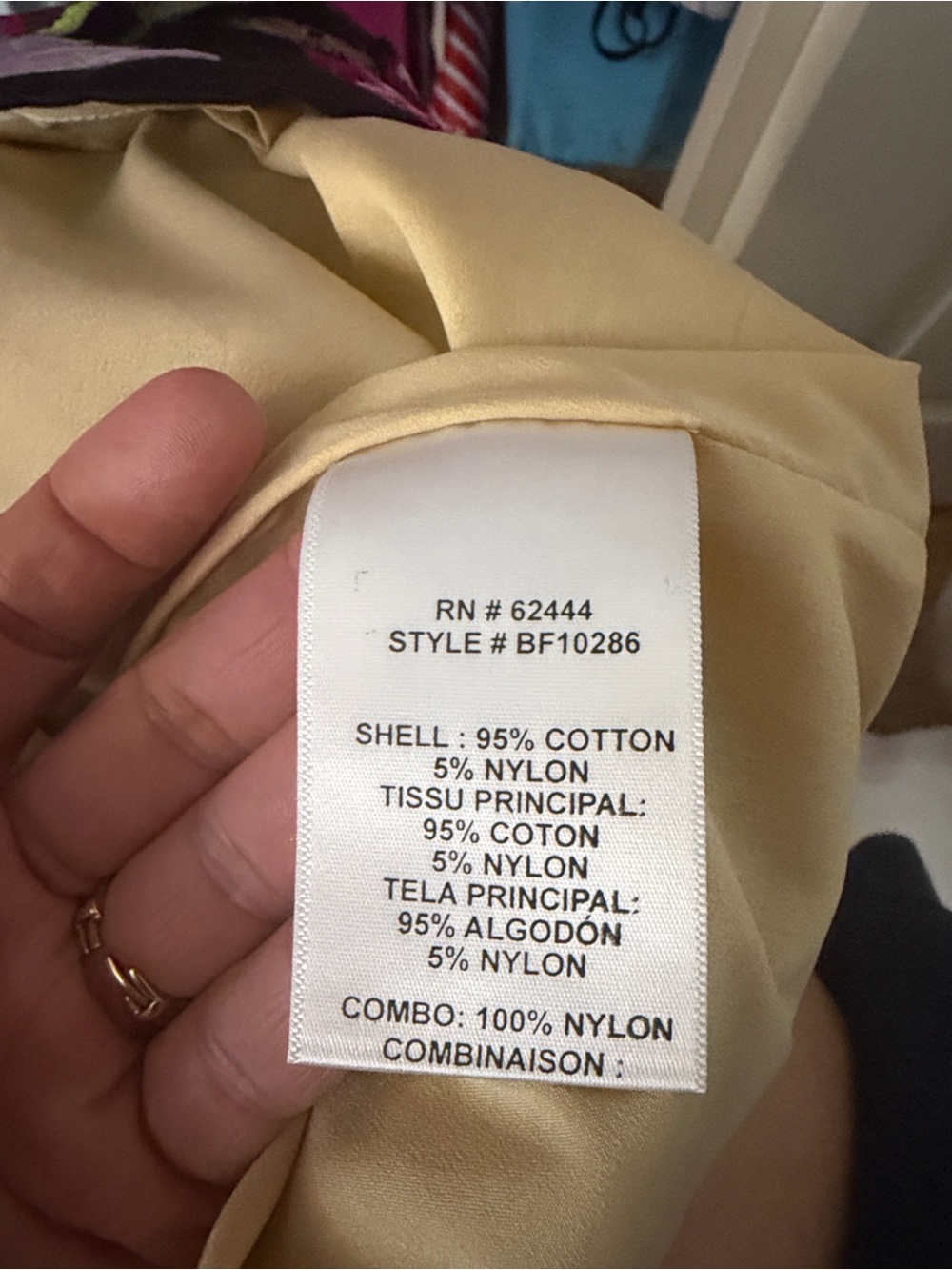 DKNY Kahki Double-Breasted Trench Coat size Medium - Picture 14 of 15